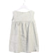 A White Sleeveless Dresses from Bonton in size 4T for girl. (Front View)