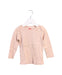 A Peach Long Sleeve Tops from Bonton in size 12-18M for girl. (Front View)