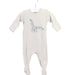 A White Onesies from Bonton in size 0-3M for neutral. (Front View)