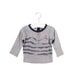 A Grey Long Sleeve Tops from Petit Bateau in size 6-12M for boy. (Front View)