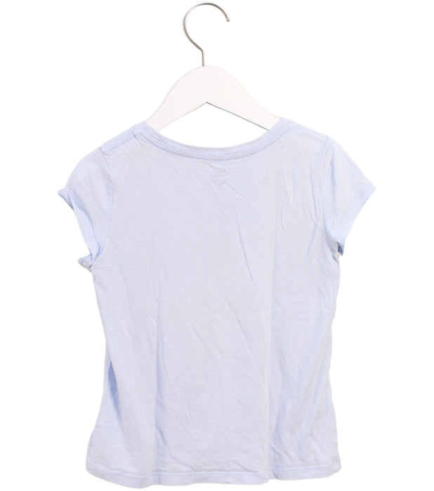 A White Short Sleeve T Shirts from Polo Ralph Lauren in size 5T for girl. (Back View)