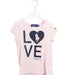 A Pink Short Sleeve T Shirts from Ralph Lauren in size 7Y for girl. (Front View)