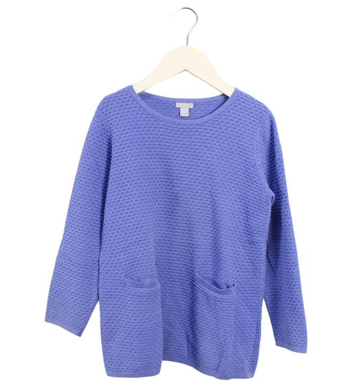 A Blue Crewneck Sweatshirts from COS in size 6T for girl. (Front View)