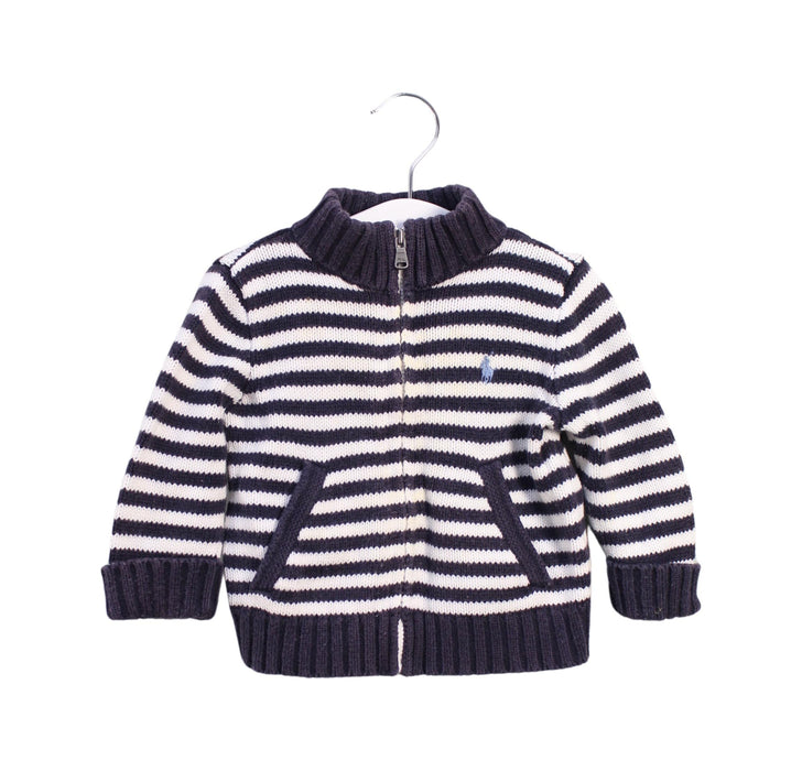 A White Knit Sweaters from Ralph Lauren in size 12-18M for girl. (Front View)