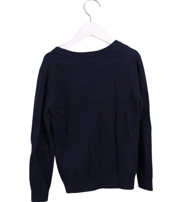 A Blue Cardigans from Jacadi in size 8Y for girl. (Back View)