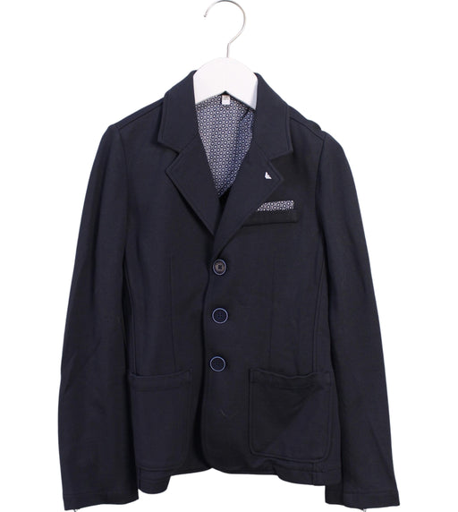 A Black Blazers from Armani in size 8Y for boy. (Front View)