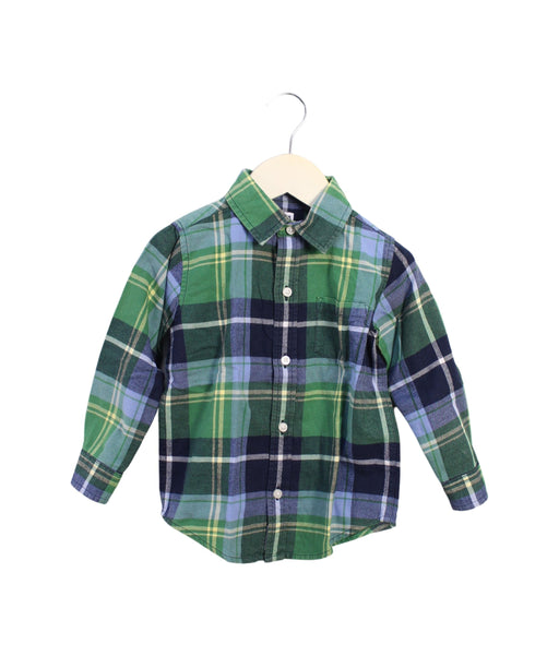 A Green Shirts from Janie & Jack in size 2T for boy. (Front View)