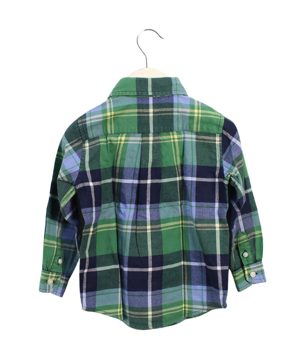 A Green Shirts from Janie & Jack in size 2T for boy. (Back View)