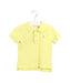 A Yellow Short Sleeve Polos from Ralph Lauren in size 12-18M for boy. (Front View)