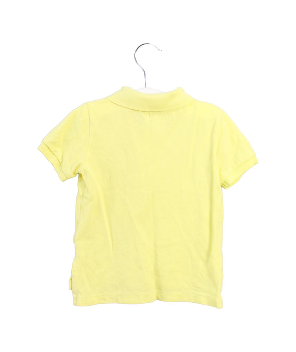 A Yellow Short Sleeve Polos from Ralph Lauren in size 12-18M for boy. (Back View)