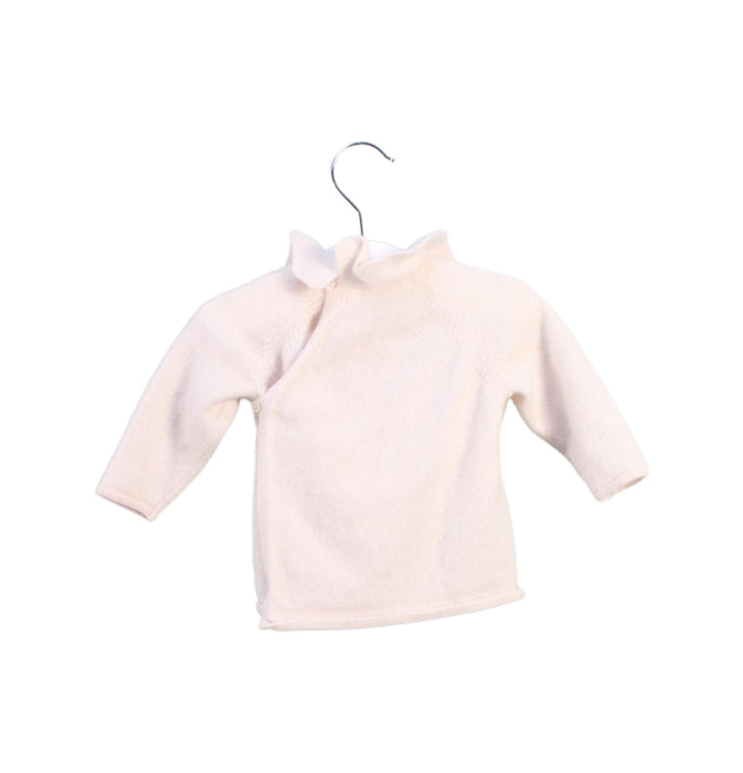 A Pink Long Sleeve Tops from Bonpoint in size 3-6M for girl. (Back View)