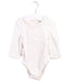 A White Long Sleeve Bodysuits from Nicholas & Bears in size 6-12M for girl. (Front View)