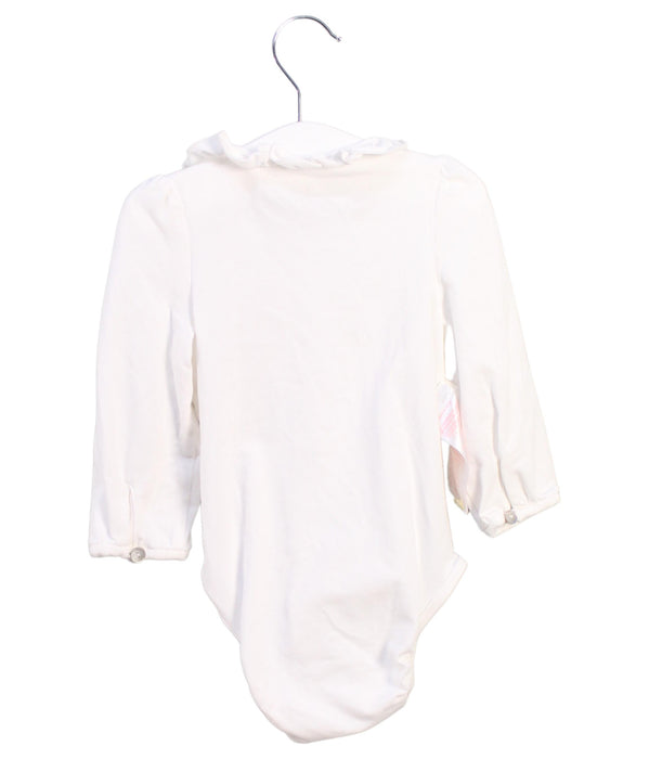 A White Long Sleeve Bodysuits from Nicholas & Bears in size 6-12M for girl. (Back View)