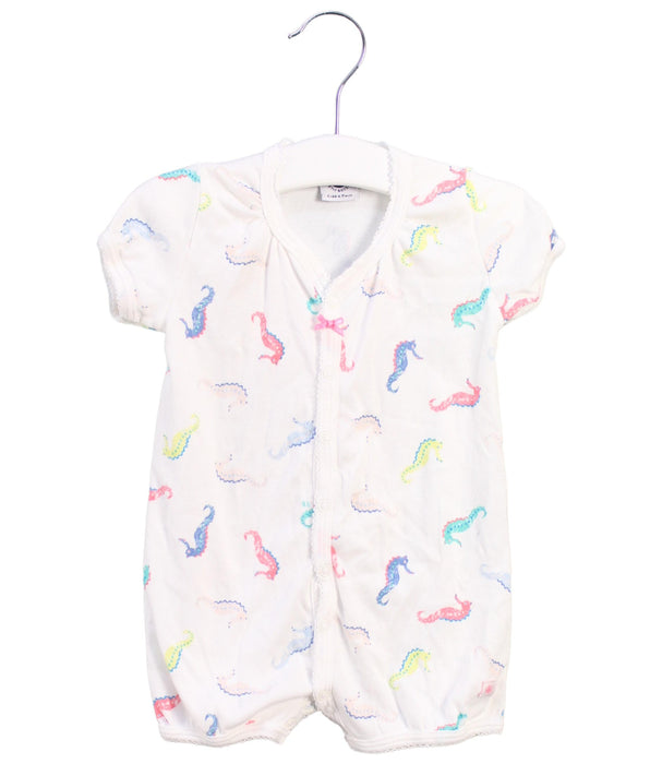 A Multicolour Short Sleeve Rompers from Petit Bateau in size 3-6M for girl. (Front View)