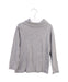 A Grey Long Sleeve Tops from Petit Bateau in size 4T for girl. (Front View)