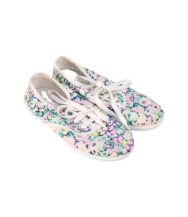 A Multicolour Sneakers from Jacadi in size 6T for girl. (Front View)