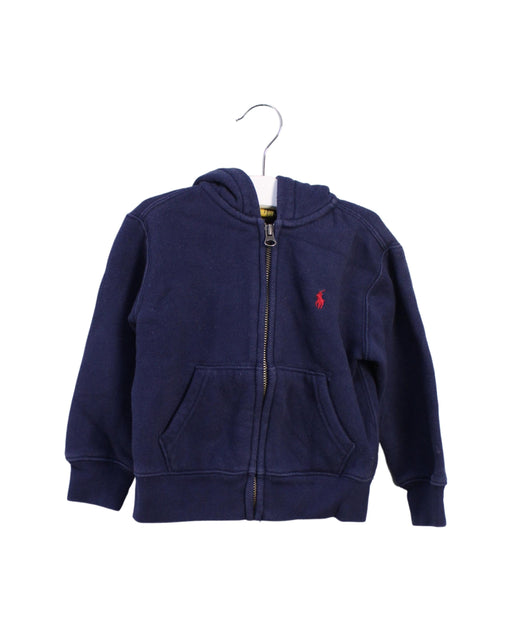 A Navy Lightweight Jackets from Tommy Hilfiger in size 2T for boy. (Front View)