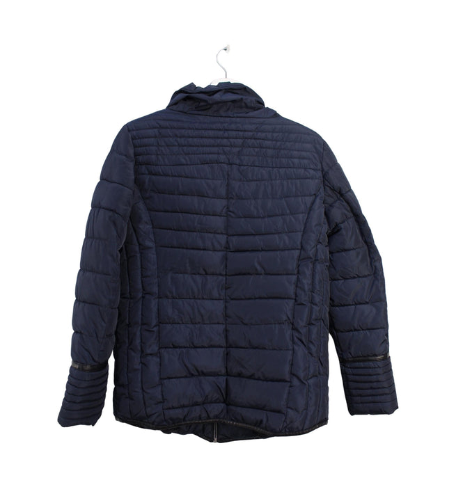 A Navy Puffer/Quilted Jackets from Noppies in size XS for maternity. (Back View)