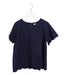 A Navy Short Sleeve Tops from Seed in size 10Y for girl. (Front View)