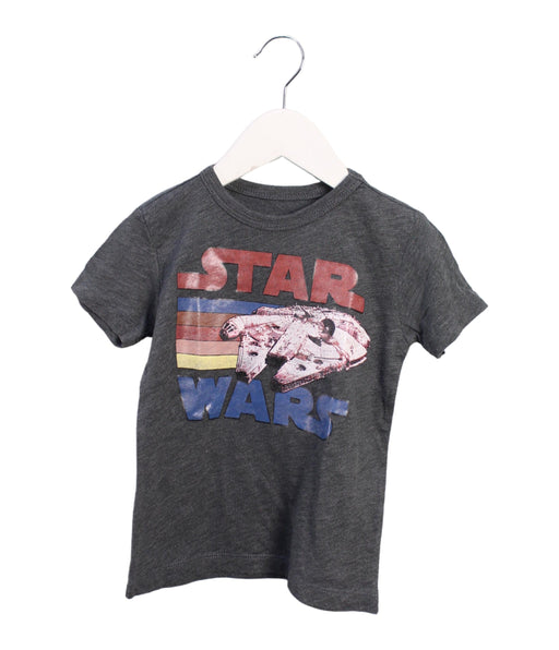 A Grey Short Sleeve T Shirts from Crewcuts in size 3T for boy. (Front View)