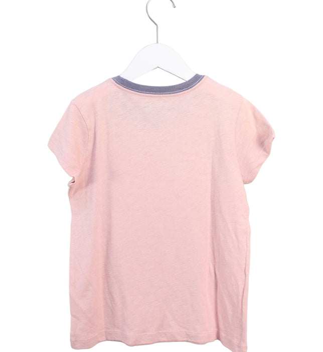 A Pink Short Sleeve T Shirts from Crewcuts in size 10Y for girl. (Back View)