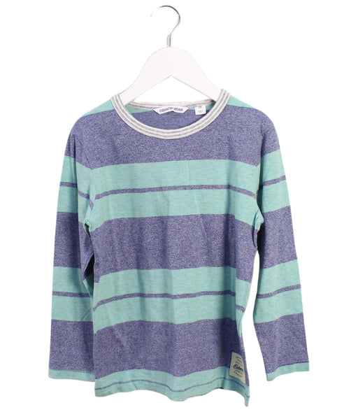 A Blue Long Sleeve Tops from Country Road in size 5T for boy. (Front View)