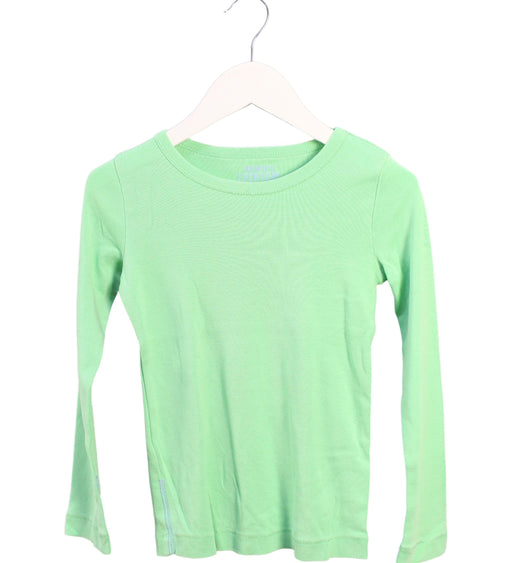 A Green Long Sleeve Tops from Crewcuts in size 6T for girl. (Front View)