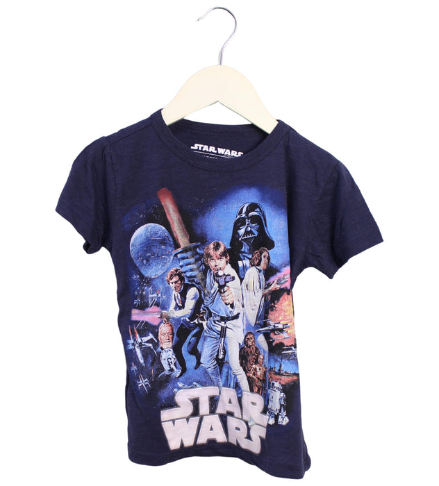 A Blue Short Sleeve T Shirts from Crewcuts in size 4T for boy. (Front View)