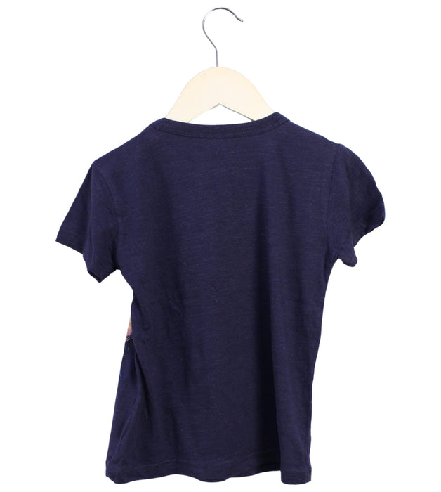 A Blue Short Sleeve T Shirts from Crewcuts in size 4T for boy. (Back View)