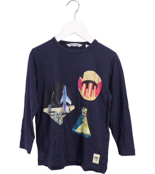 A Navy Long Sleeve Tops from Country Road in size 3T for boy. (Front View)