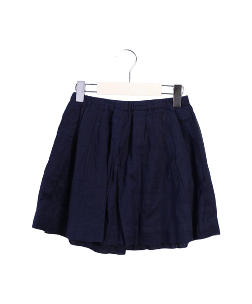A Navy Short Skirts from Crewcuts in size 6T for girl. (Front View)