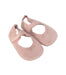 A Pink Flats from OTS in size Newborn for girl. (Front View)