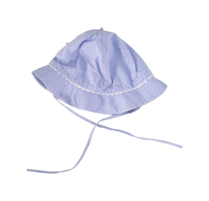 A Blue Sun Hats from Jacadi in size O/S for girl. (Front View)