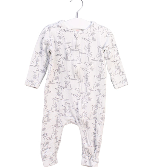 A White Long Sleeve Jumpsuits from Seed in size 3-6M for boy. (Front View)
