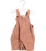 A Brown Overall Shorts from Seed in size 3-6M for boy. (Front View)