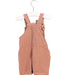 A Brown Overall Shorts from Seed in size 3-6M for boy. (Back View)