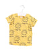 A Yellow Short Sleeve T Shirts from Seed in size 3-6M for boy. (Front View)