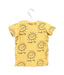 A Yellow Short Sleeve T Shirts from Seed in size 3-6M for boy. (Back View)
