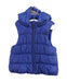 A Blue Outerwear Vests from Petit Bateau in size 0-3M for girl. (Front View)