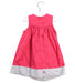 A Pink Sleeveless Dresses from Petit Bateau in size 6-12M for girl. (Back View)