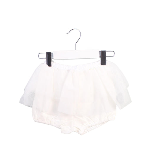 A Ivory Tulle Skirts from Miki House in size 6-12M for girl. (Front View)