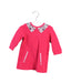 A Pink Long Sleeve Dresses from Little Marc Jacobs in size 3-6M for girl. (Front View)