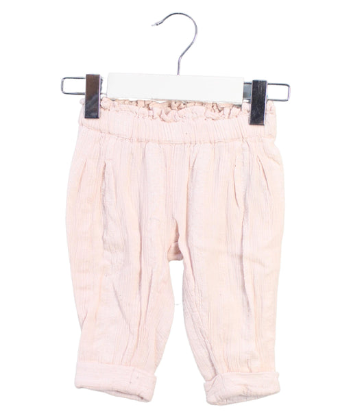 A Pink Casual Pants from Louis Louise in size 3-6M for girl. (Front View)