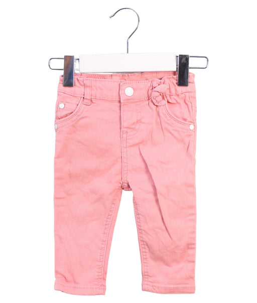 A Pink Casual Pants from Cadet Rousselle in size 3-6M for girl. (Front View)