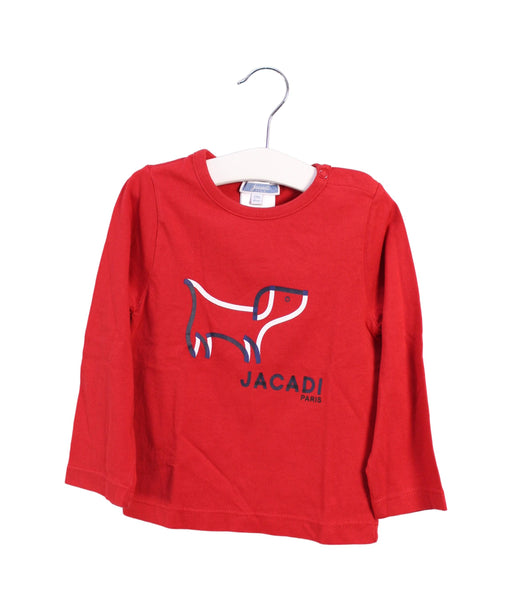 A Red Long Sleeve Tops from Jacadi in size 18-24M for boy. (Front View)