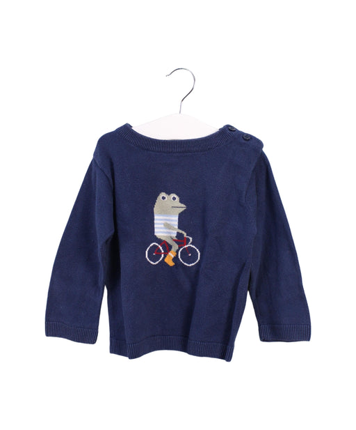 A Navy Knit Sweaters from Jacadi in size 18-24M for boy. (Front View)