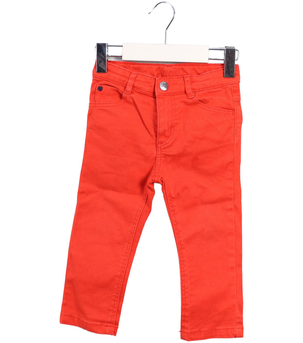 A Orange Casual Pants from Jacadi in size 12-18M for boy. (Front View)