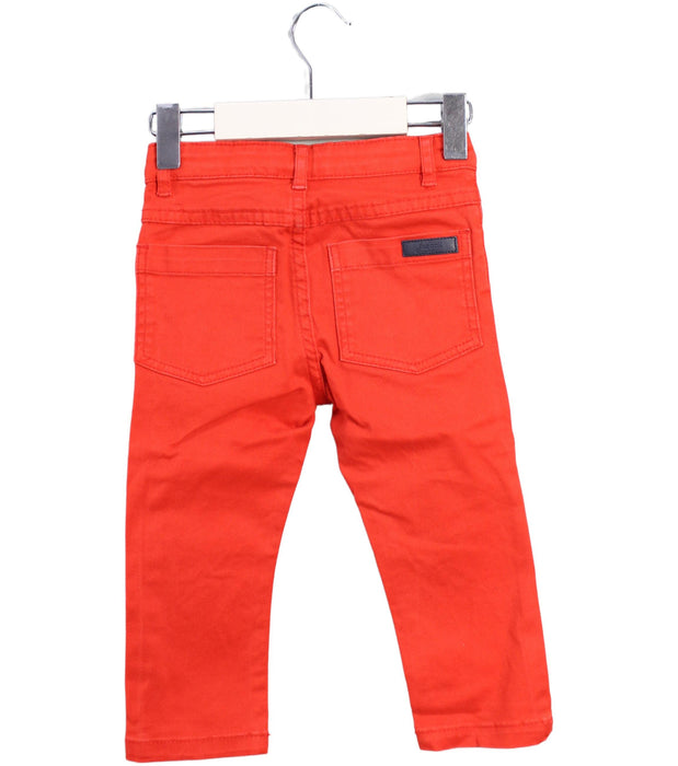 A Orange Casual Pants from Jacadi in size 12-18M for boy. (Back View)