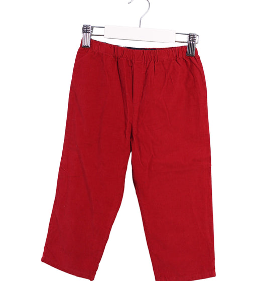 A Red Casual Pants from Jacadi in size 18-24M for boy. (Front View)