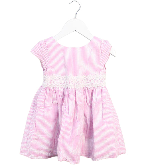 A Pink Short Sleeve Dresses from Ralph Lauren in size 12-18M for girl. (Front View)